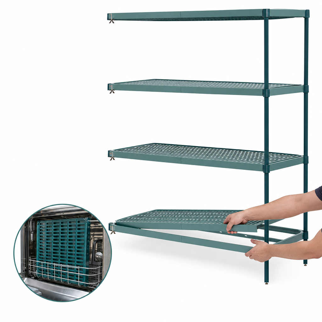 Removable Polymer Shelf Mats