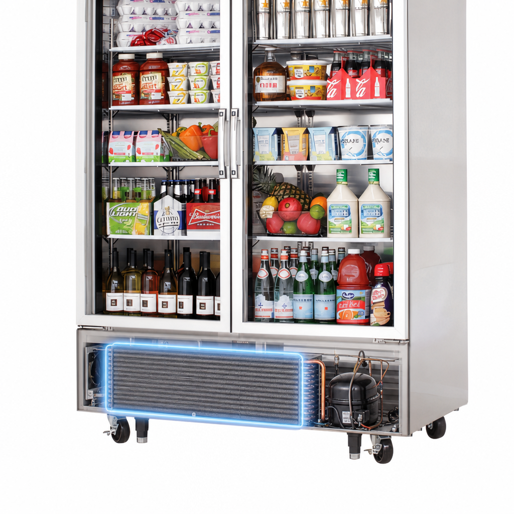Bottom-Mounted Self-Contained Refrigeration