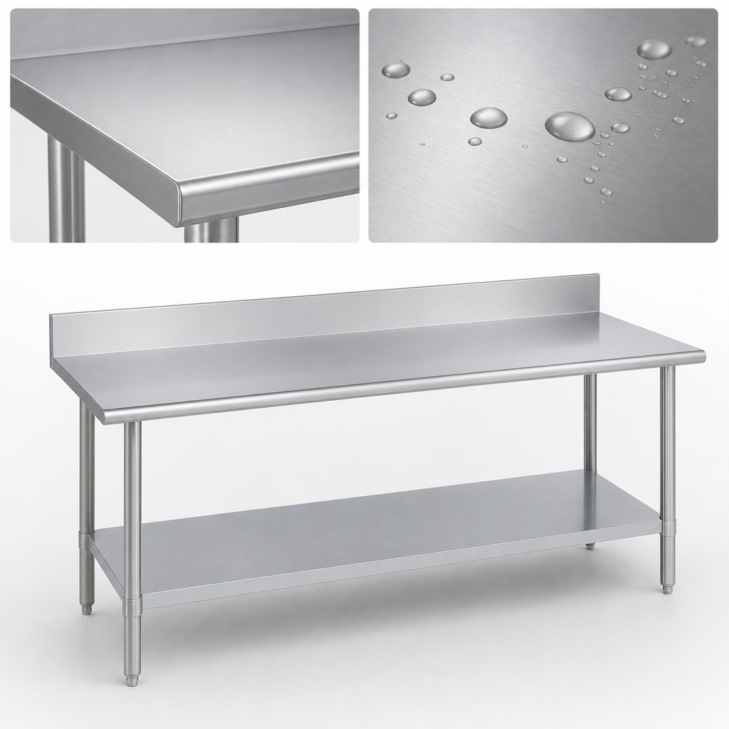 16-Gauge 400 Series Stainless Steel Top