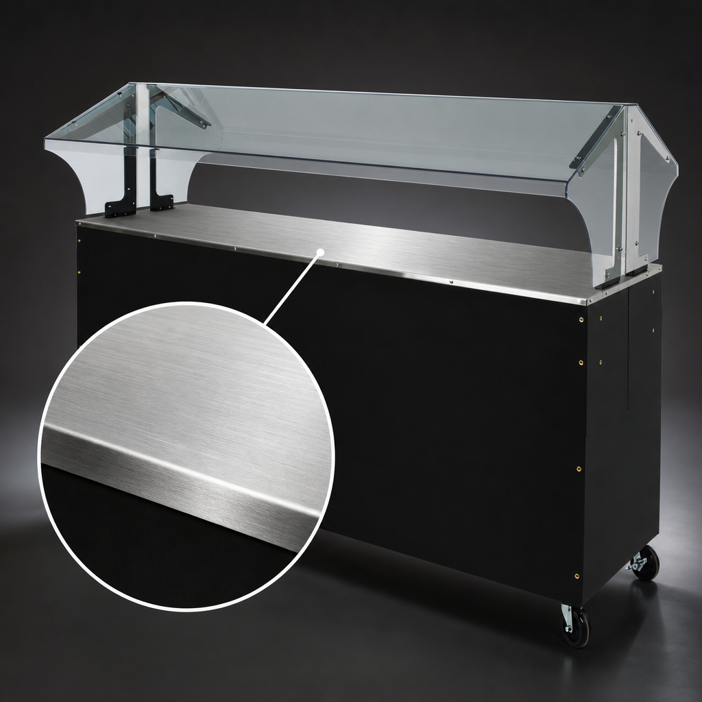 Solid Stainless Steel Top