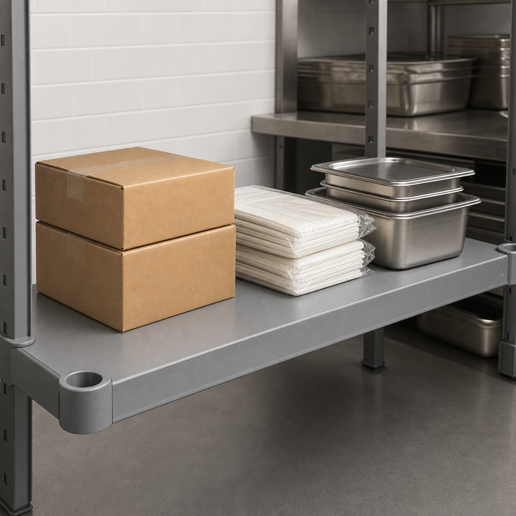 Solid Flat Shelf Surface
