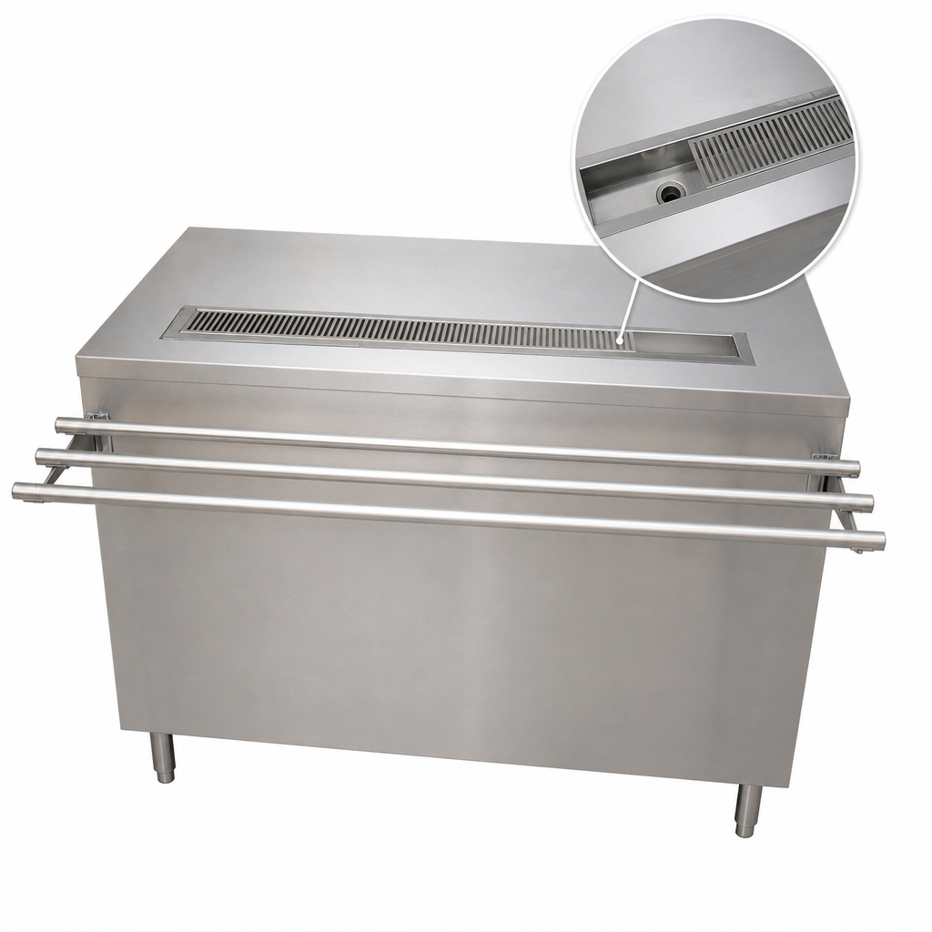Urn Trough with Drain