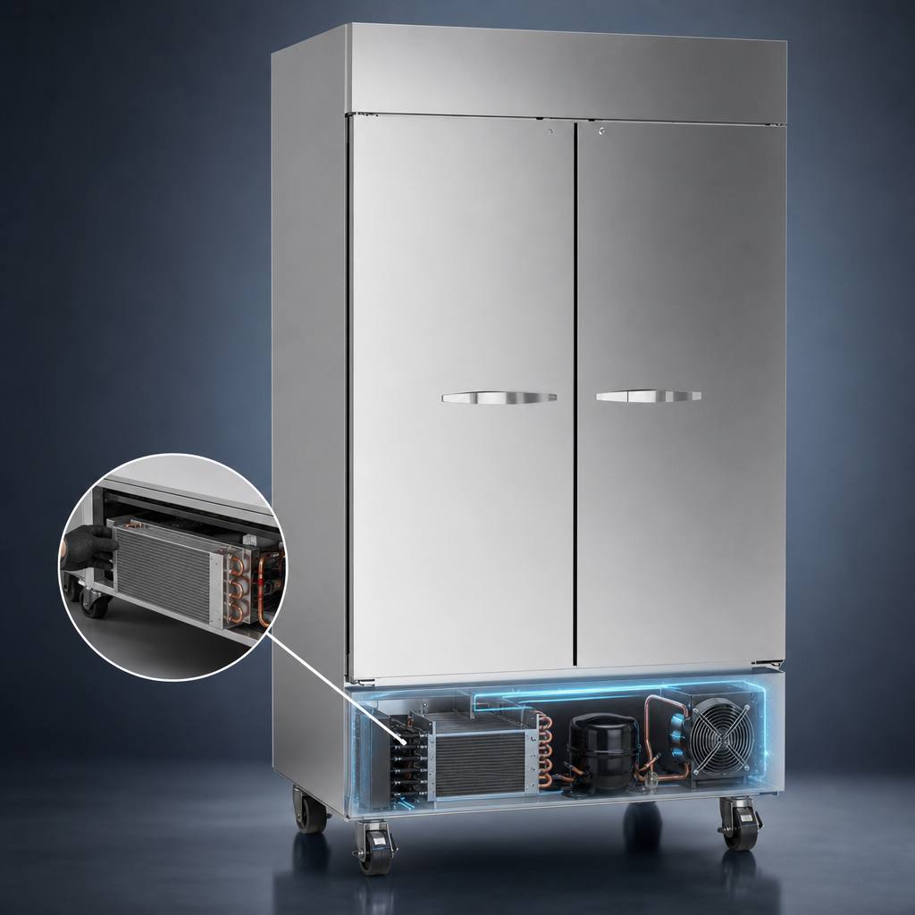 Bottom-Mounted Self-Contained Refrigeration