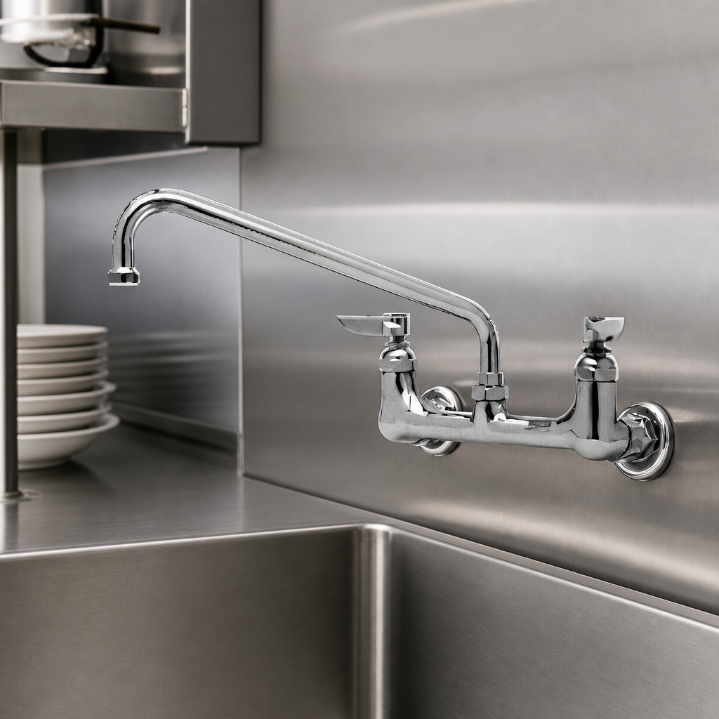 Wall-Mount Mixing Faucet