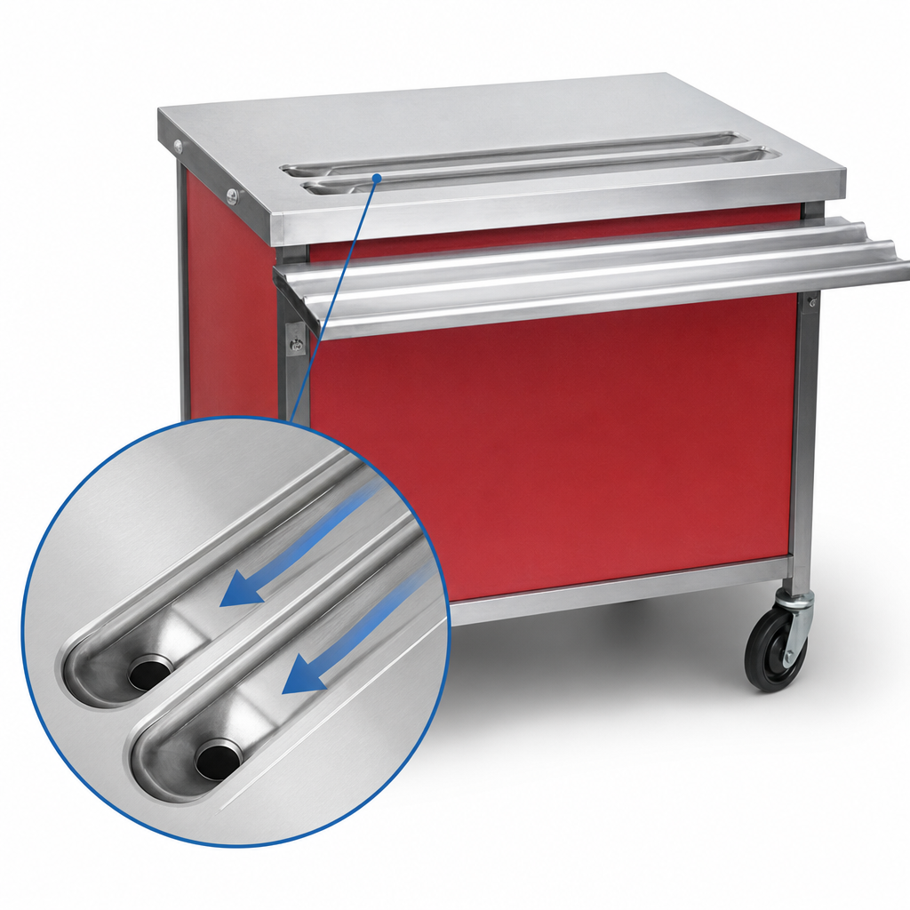 Dual Drain Troughs