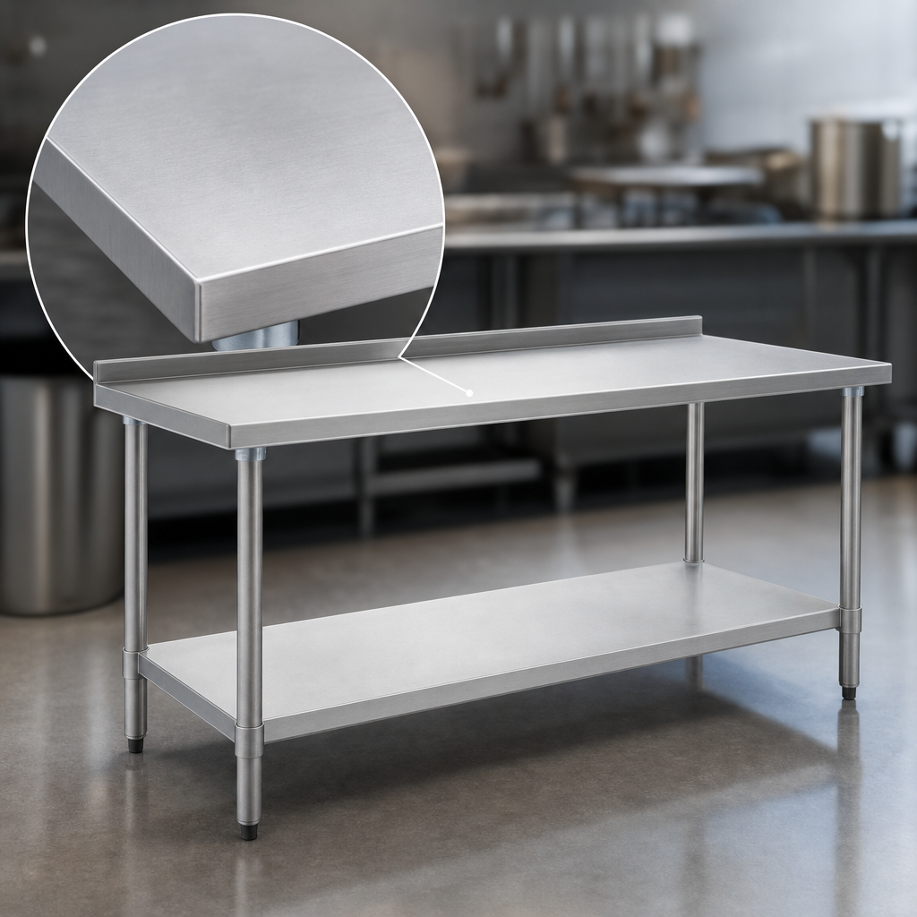 14-Gauge Stainless Steel Top