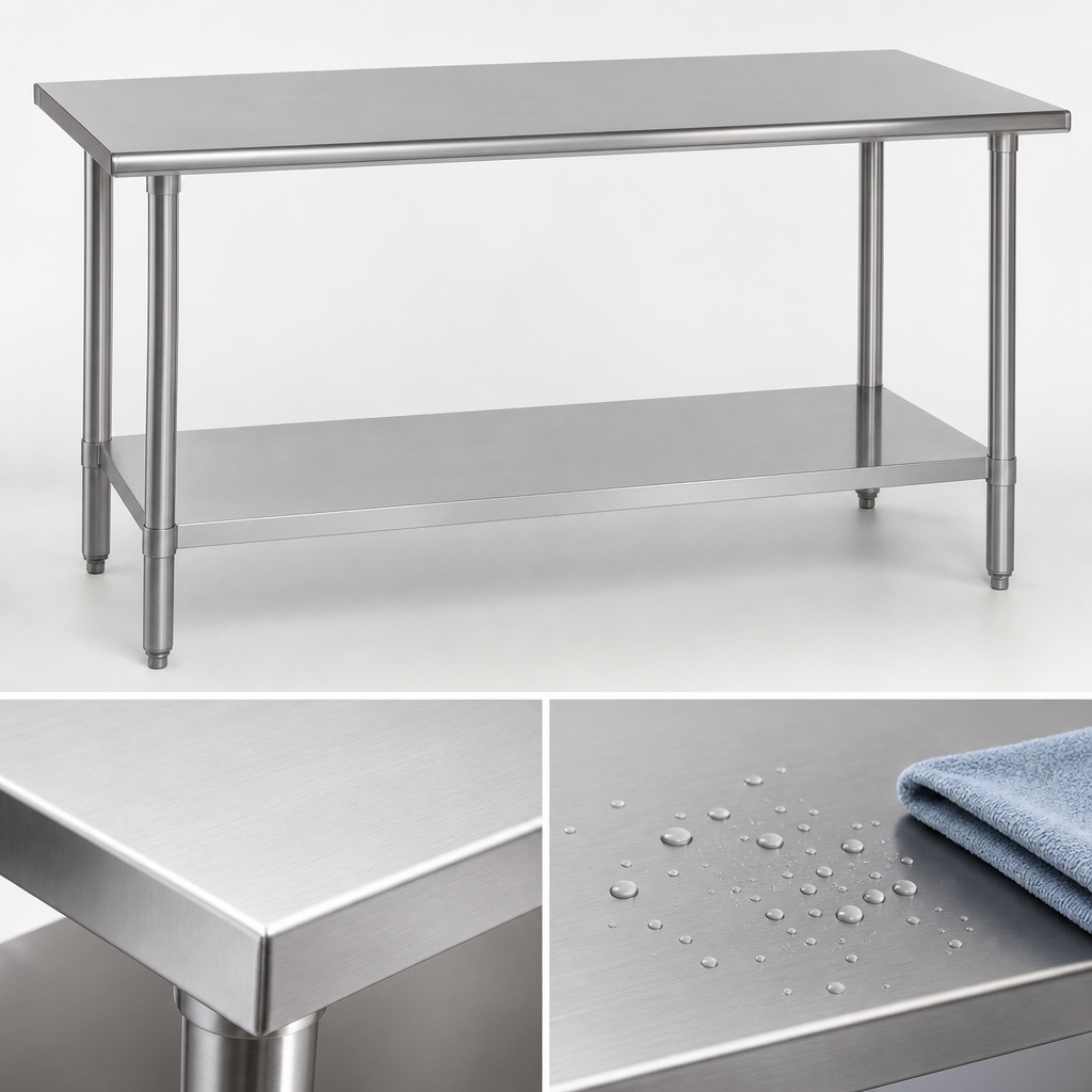 16 Gauge 400 Series Stainless Steel Top