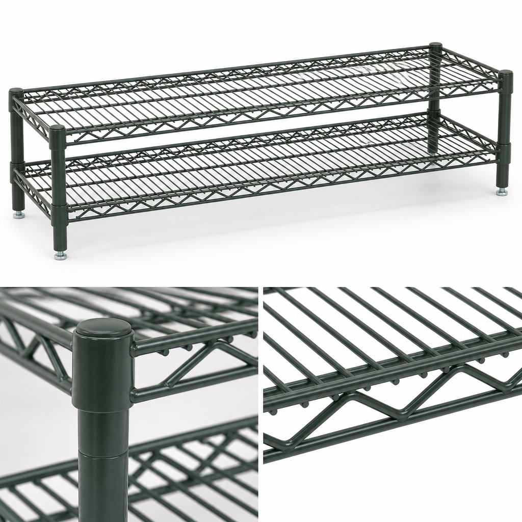 Patented QuadTruss Wire Shelf Design