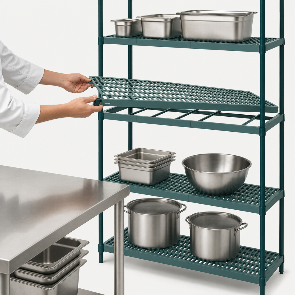 Removable Polymer Shelf Mats