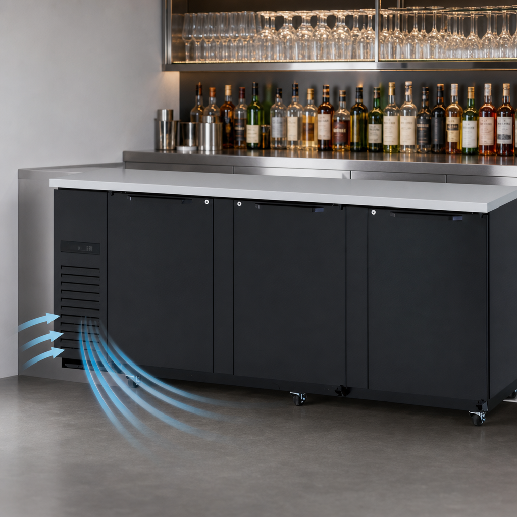 Front-Breathing, Side-Mount Refrigeration