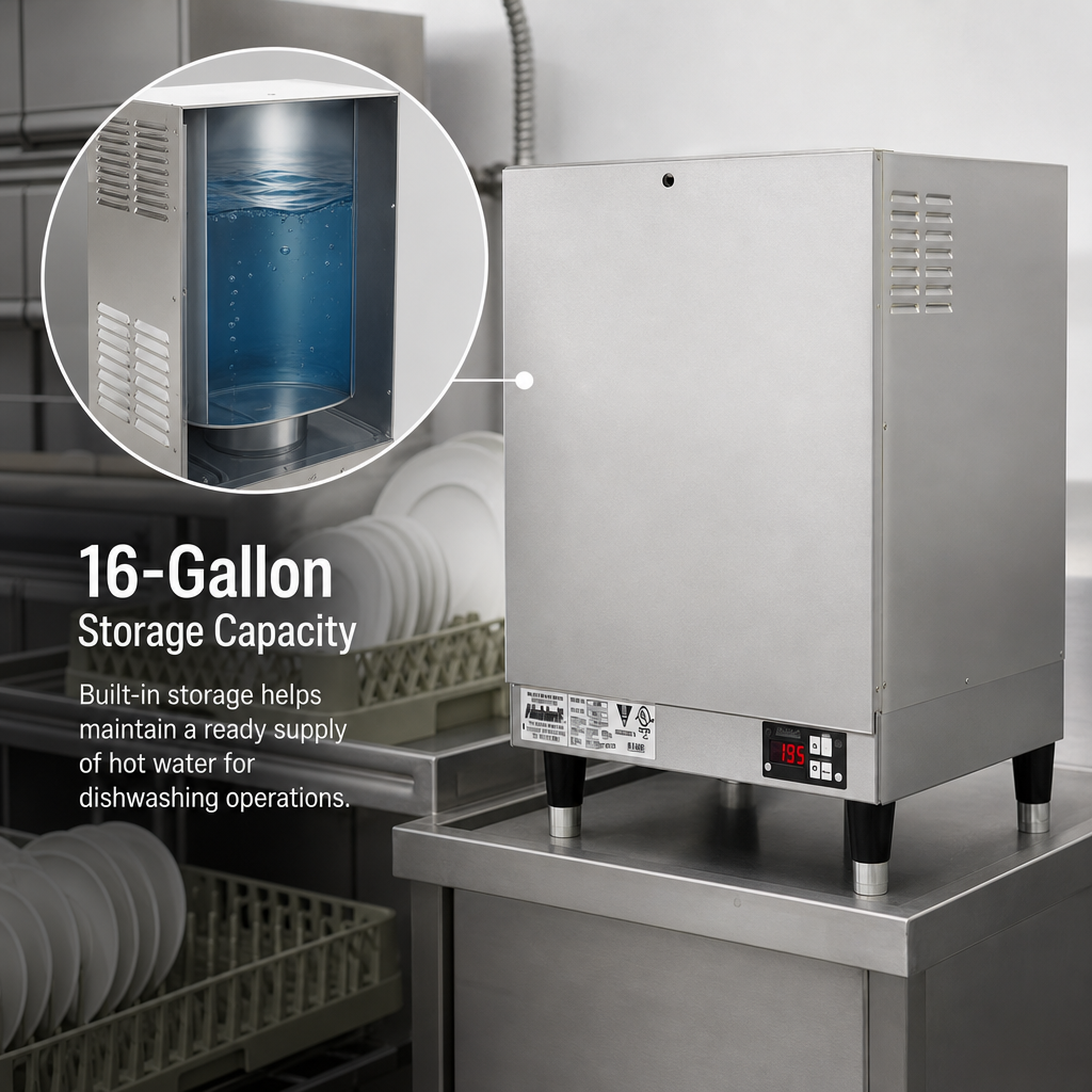 16-Gallon Storage Capacity
