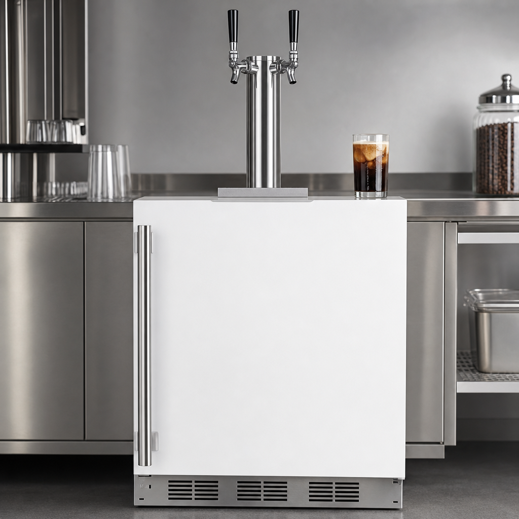 Dual Tap Stainless Steel Draft Tower