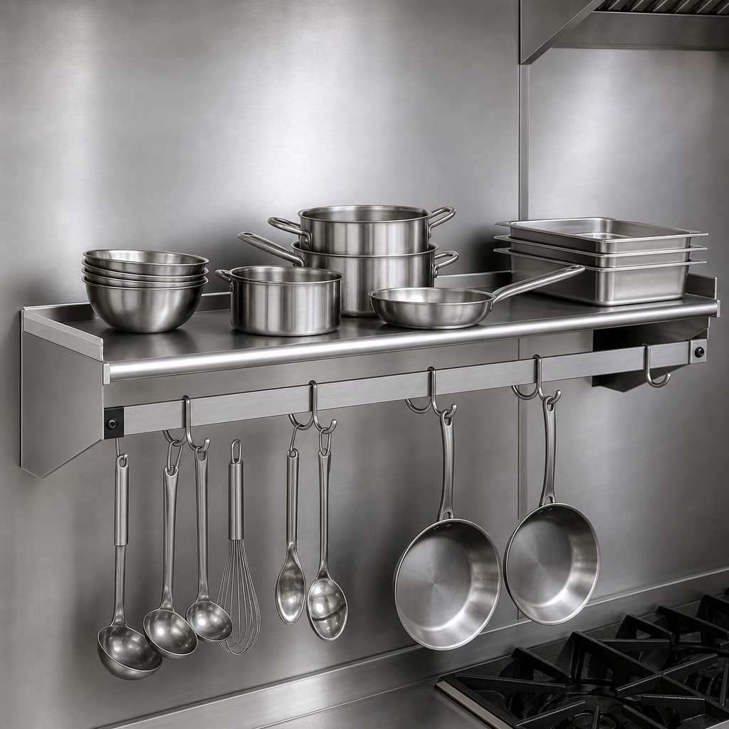 16 Gauge Type 430 Stainless Steel Shelf