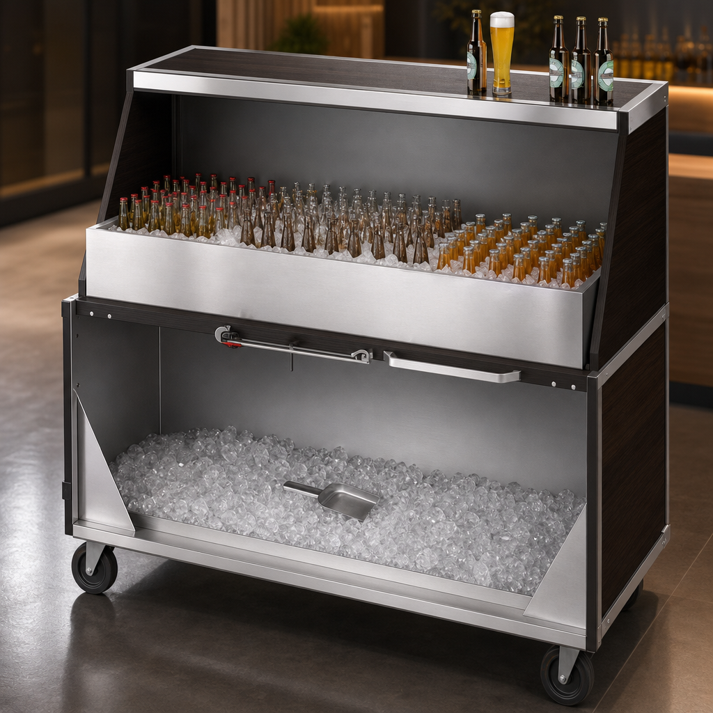 NSF-Listed Stainless Steel Ice Bin