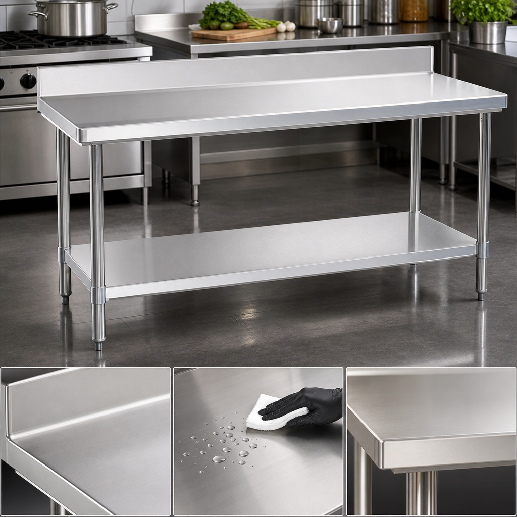 14-Gauge 300 Series Stainless Steel Top