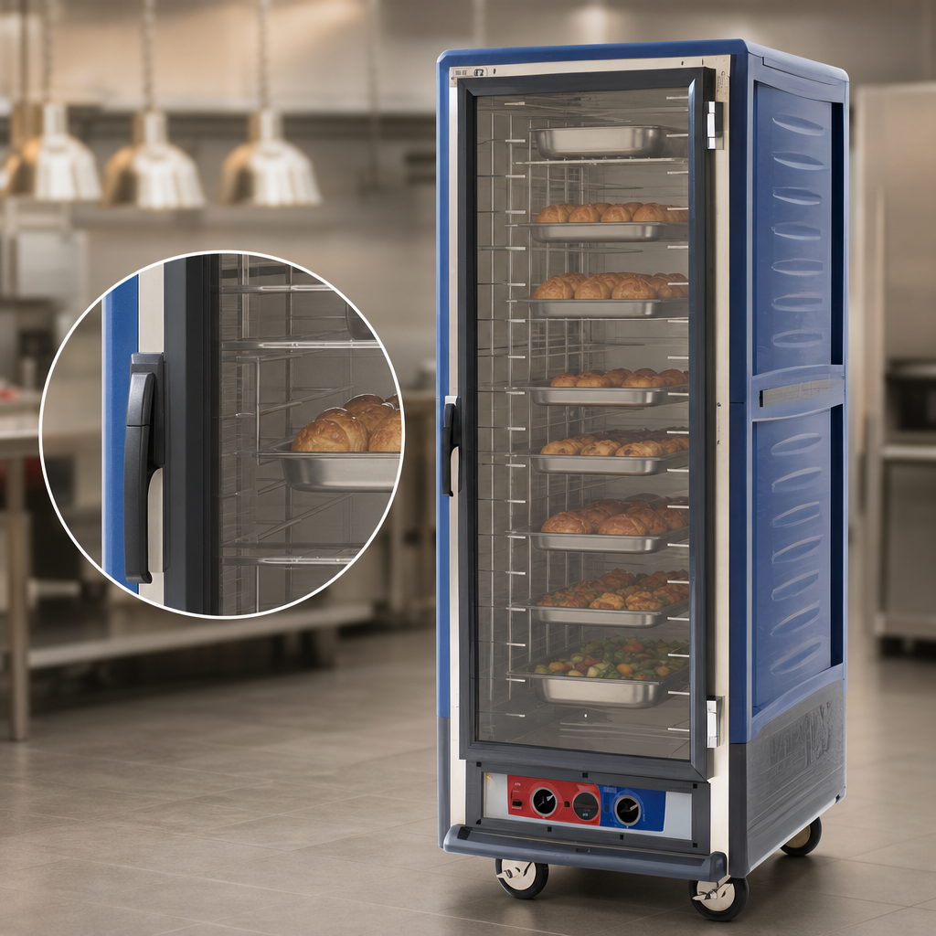 Full-Height Clear Polycarbonate Door