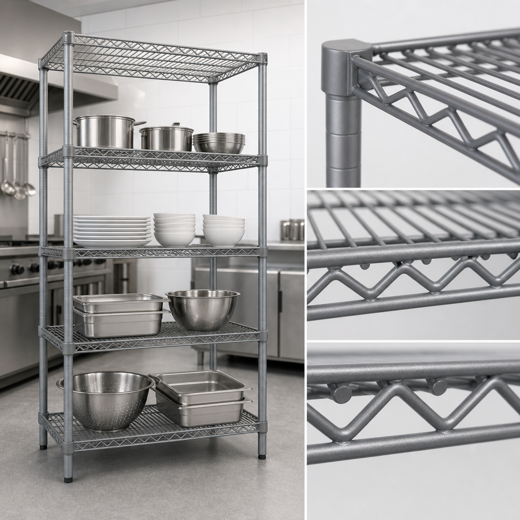 Patented QuadTruss® Shelves