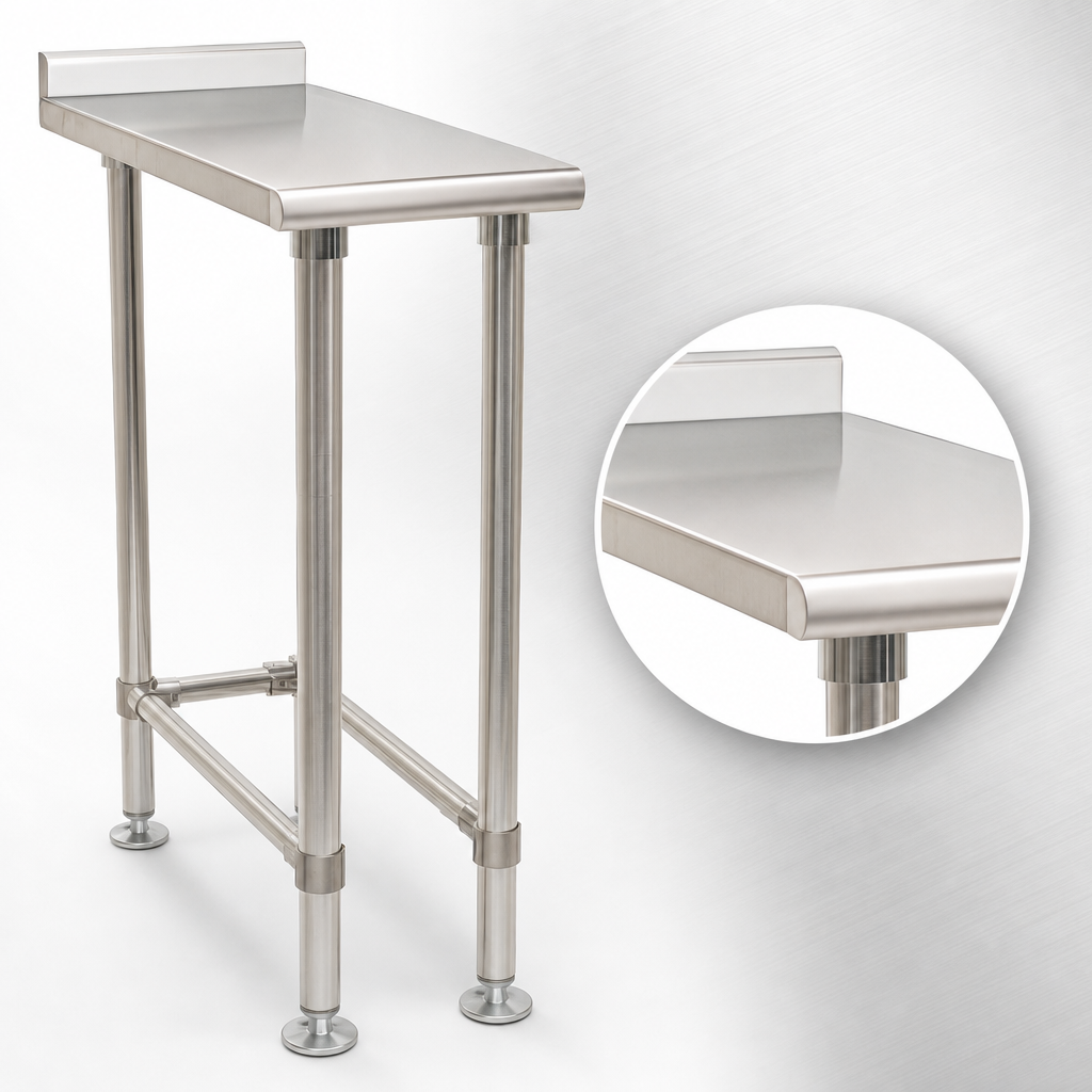 16-Gauge 304 Stainless Steel Top