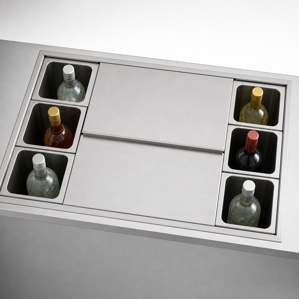 Six-Bottle Capacity