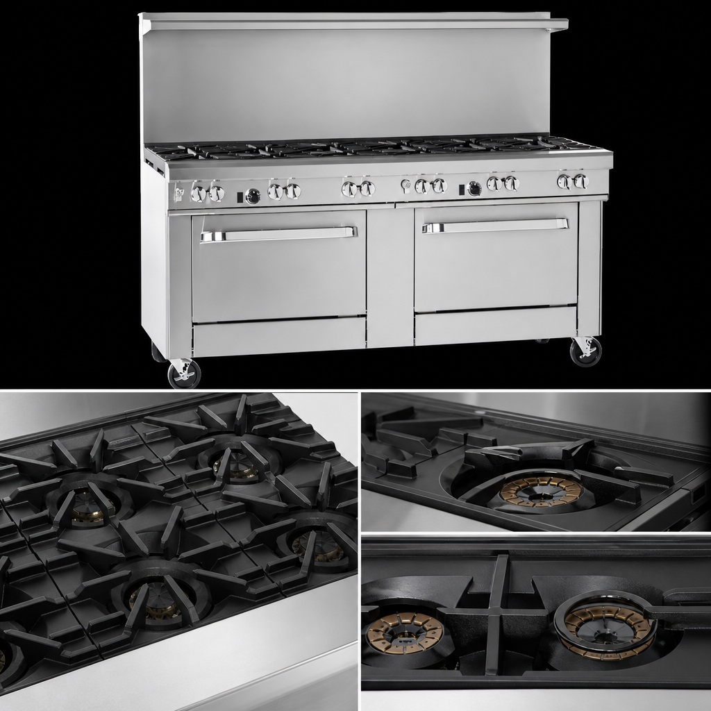 11 Open Burners