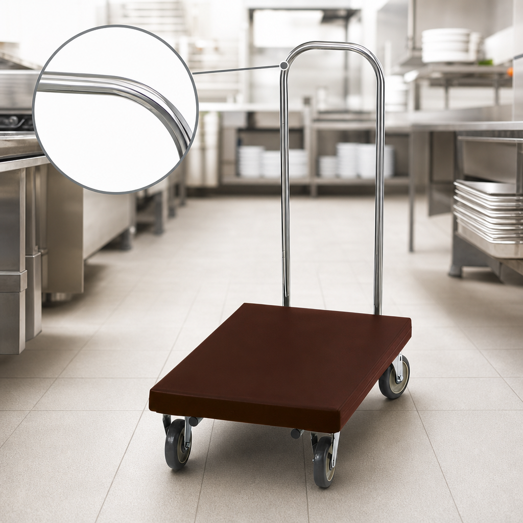 Chrome Continuous Push Handle