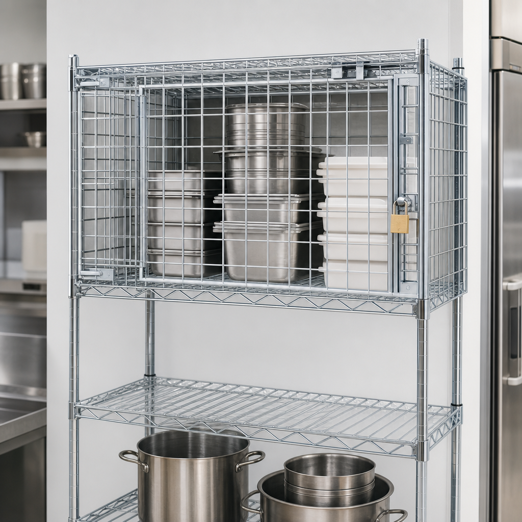 Lockable Shelving Enclosure