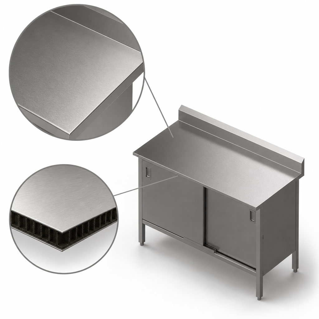 16-Gauge Type 300 Stainless Steel Top