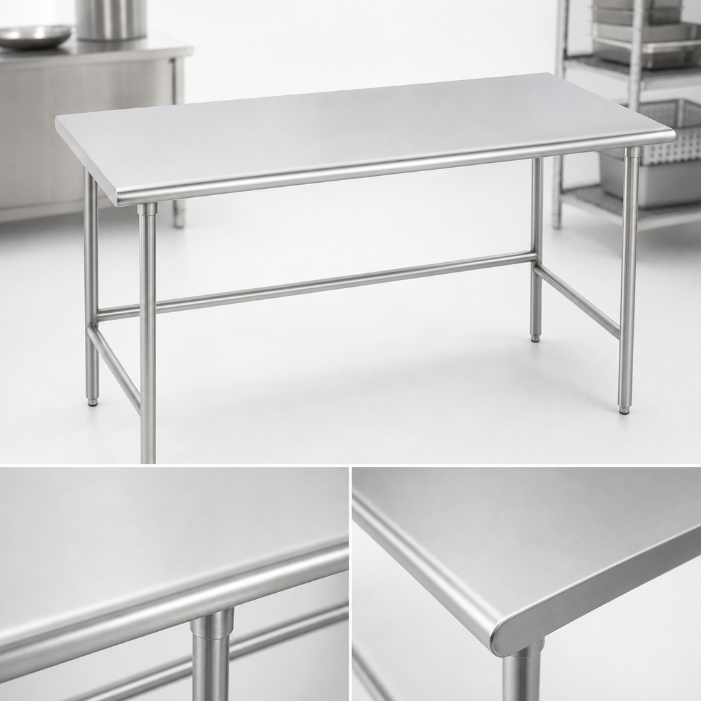 14-Gauge 304 Stainless Steel Top