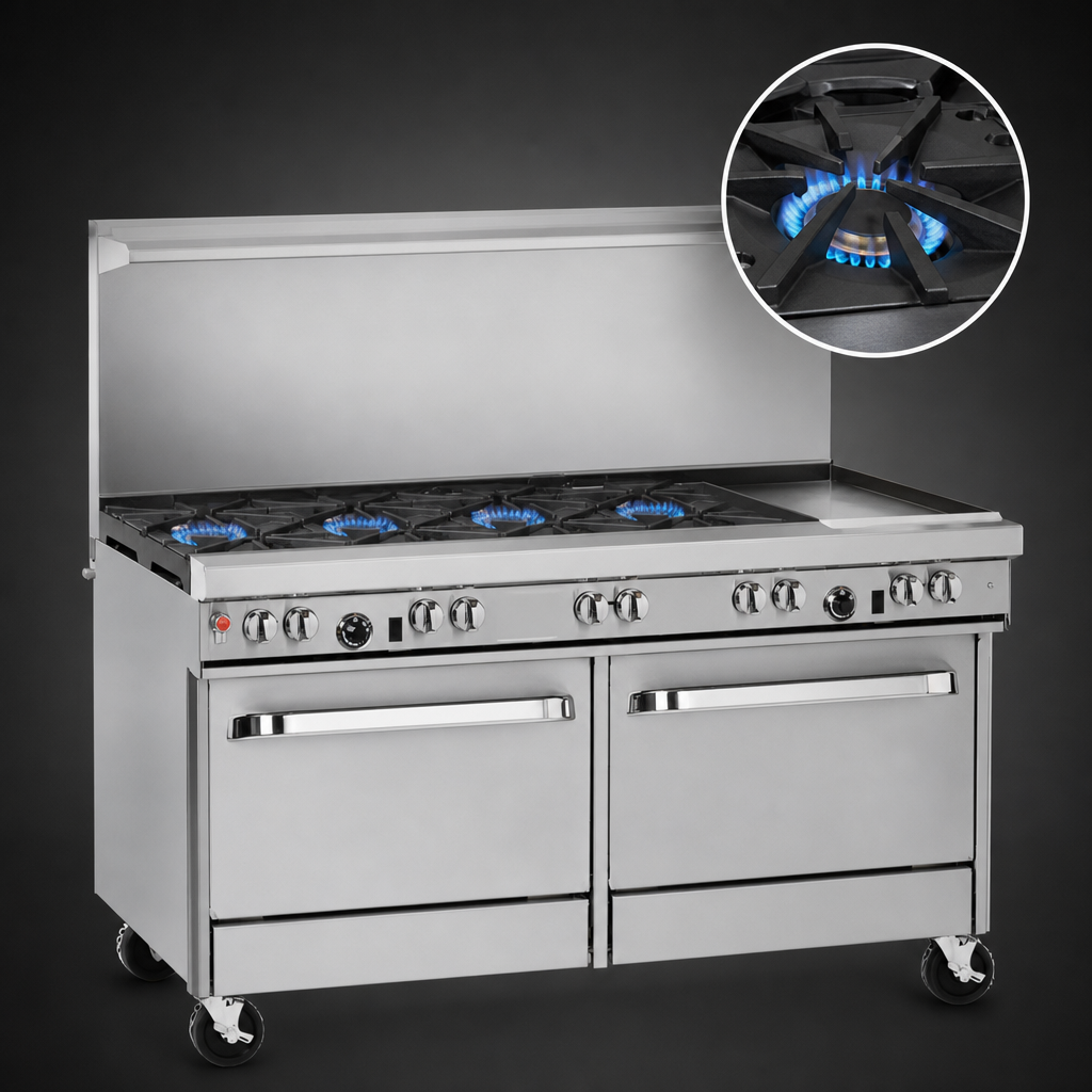 Four Open Star/Sauté Burners