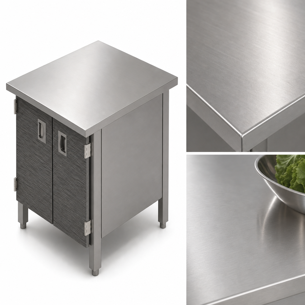 16-Gauge Stainless Steel Flat Top