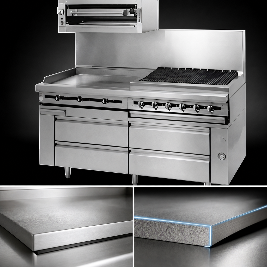 1 Inch Polished Steel Griddle Plate