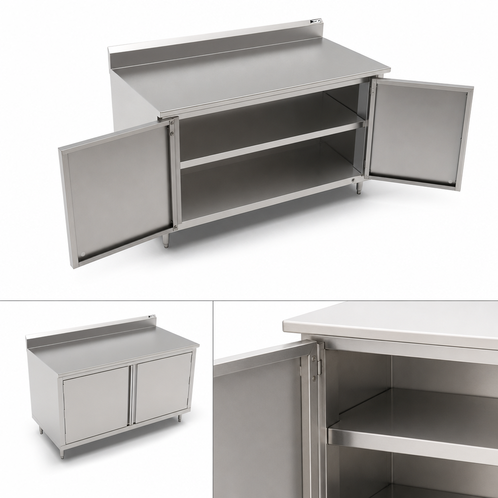 Cabinet Base with Hinged Doors