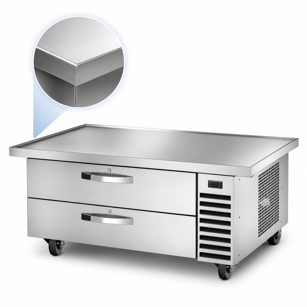 One-Piece Reinforced Stainless Steel Top