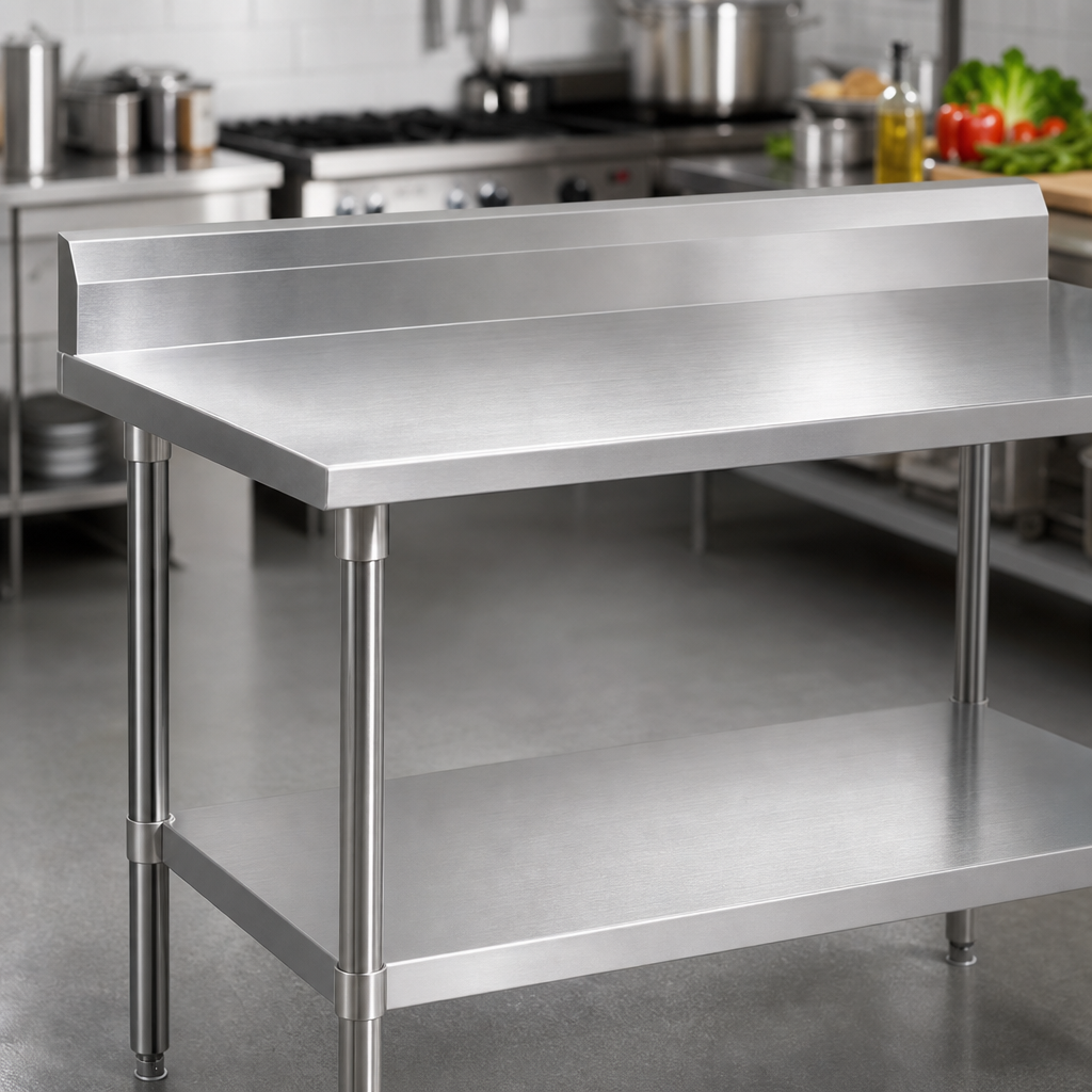 16-Gauge 300-Series Stainless Steel Top