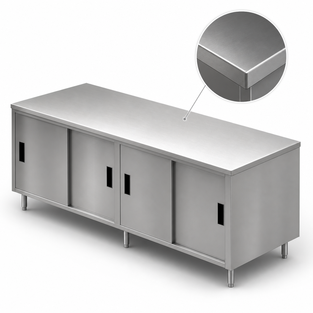 14-Gauge Stainless Steel Top