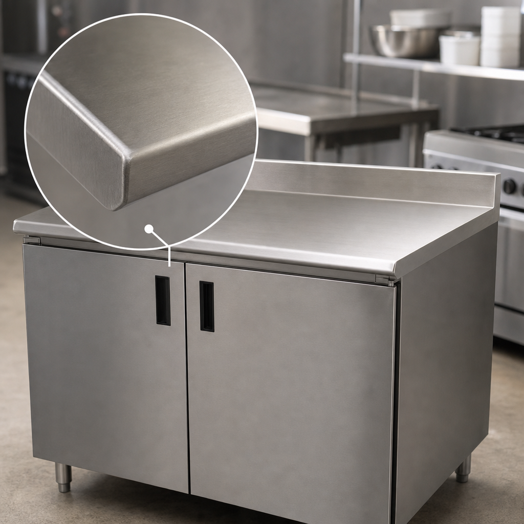 14 Gauge 304 Stainless Steel Top