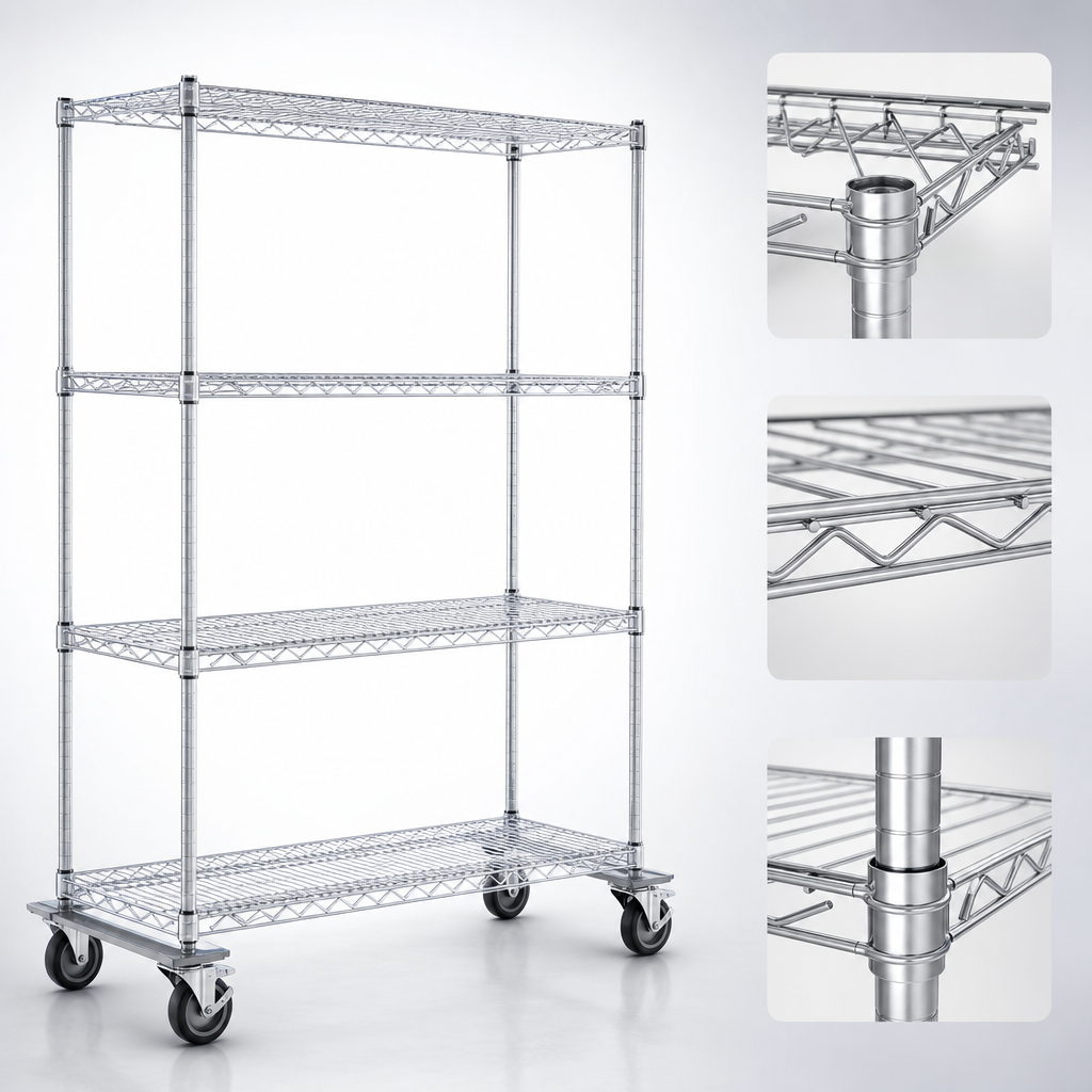 QuadTruss® Wire Shelves