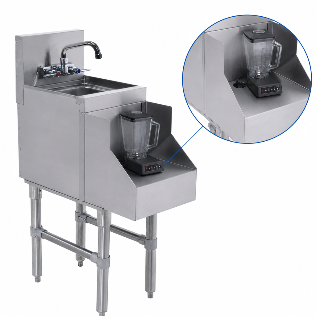 Recessed Blender Shelf