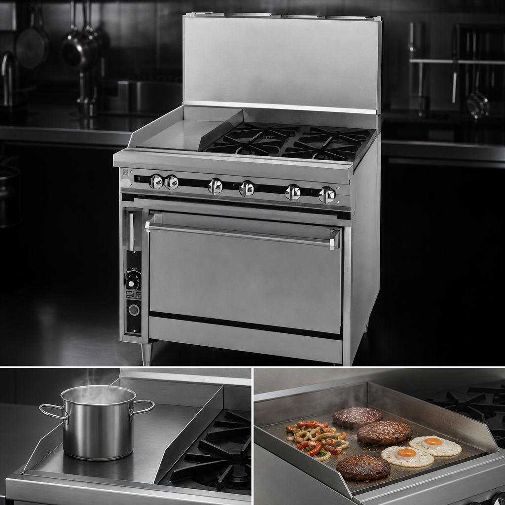 Combined Cooking Surface