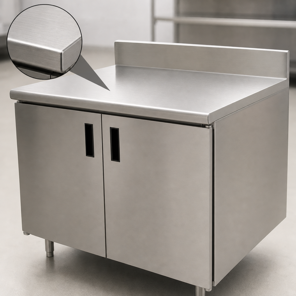 14-Gauge 304 Stainless Steel Top