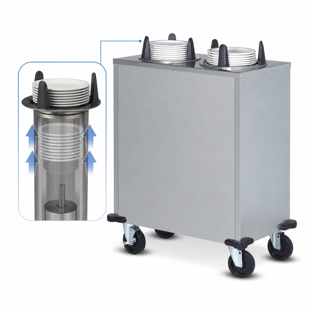 Three Self-Leveling Dispensing Tubes