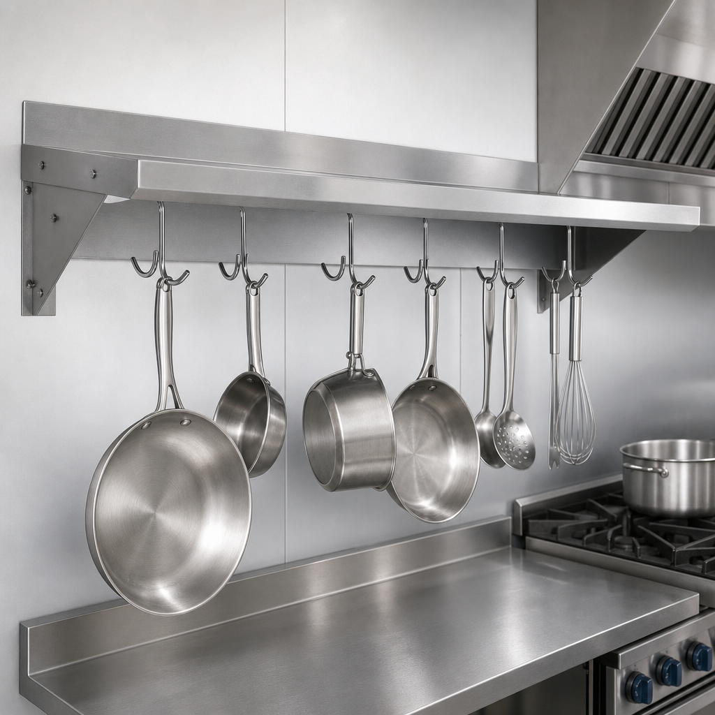 Integrated Pot Rack