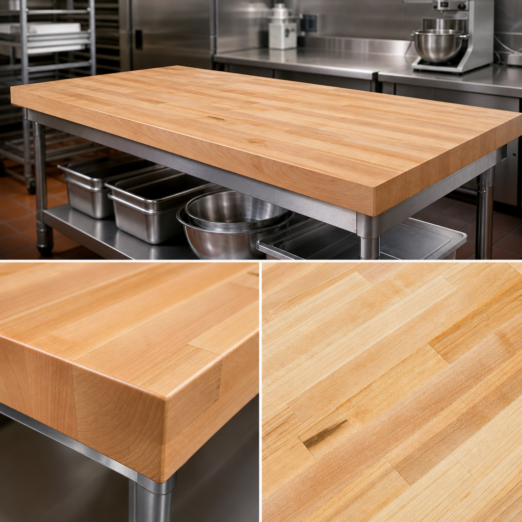 Edge Grain Flat Top