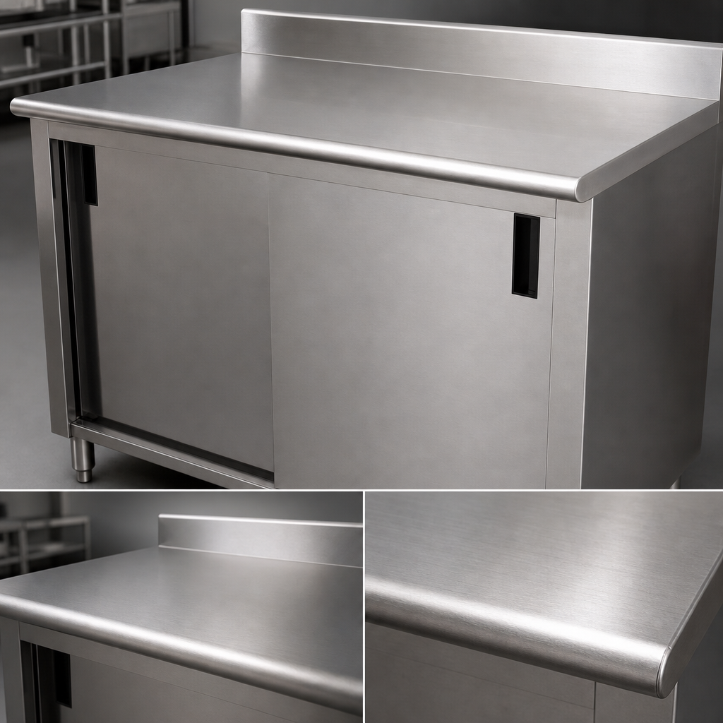 14-Gauge 304 Stainless Steel Top