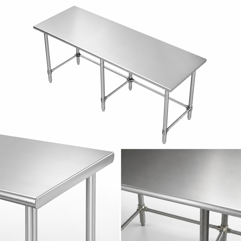 Reinforced Stainless Steel Top
