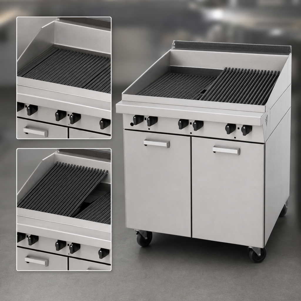 Reversible Flat/Tilt Grates
