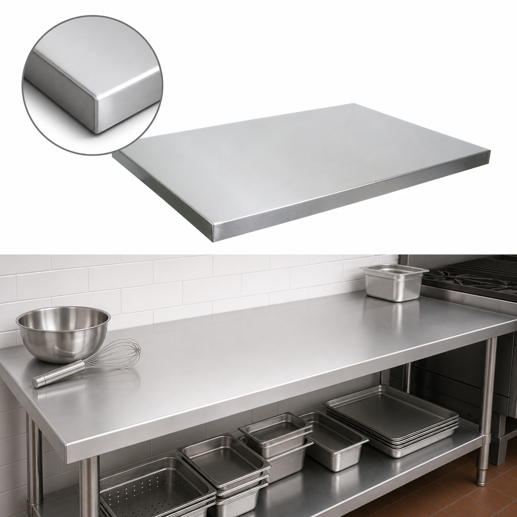 16-Gauge Stainless Steel Top
