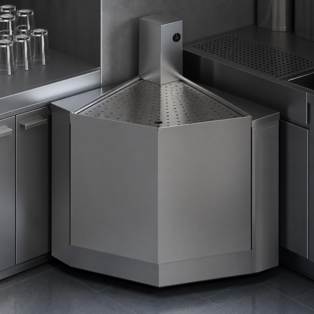 45° Outside Wedge Corner Design
