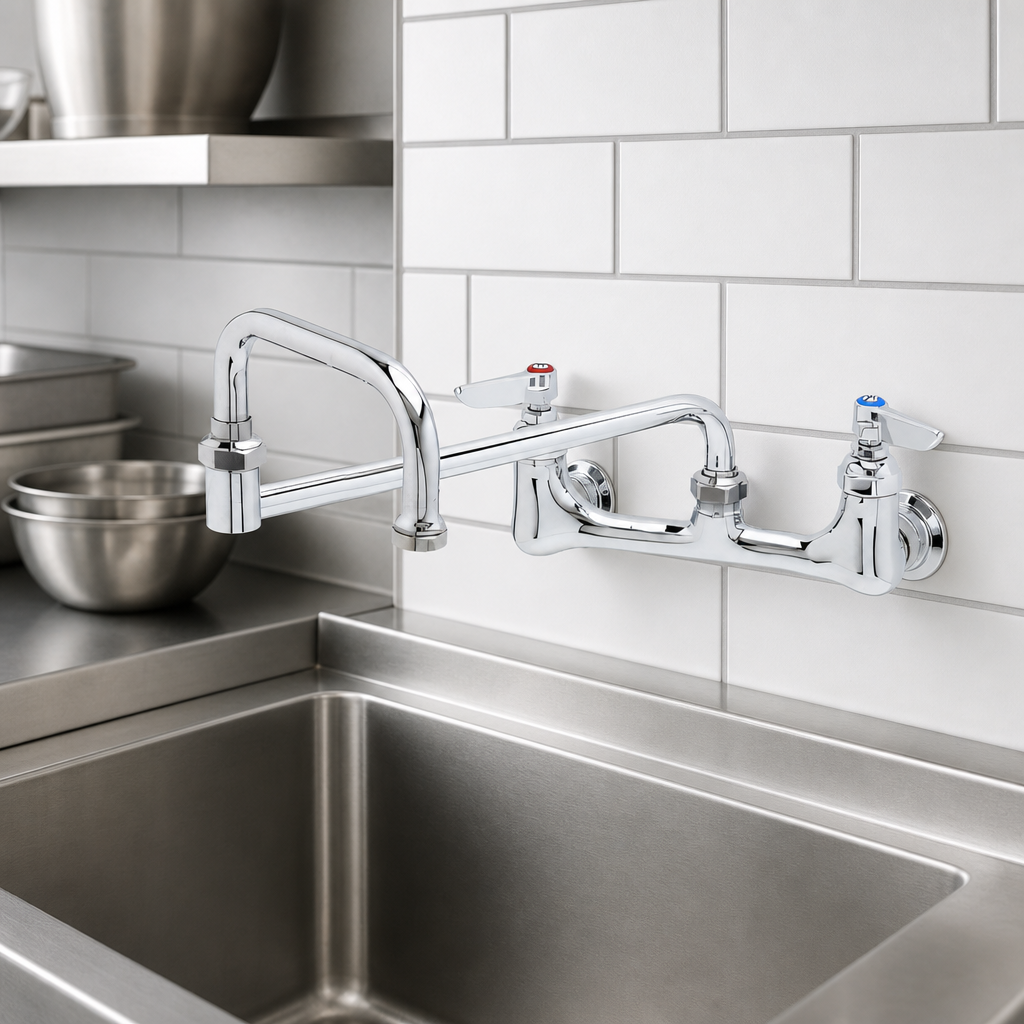 Wall-Mount Mixing Faucet