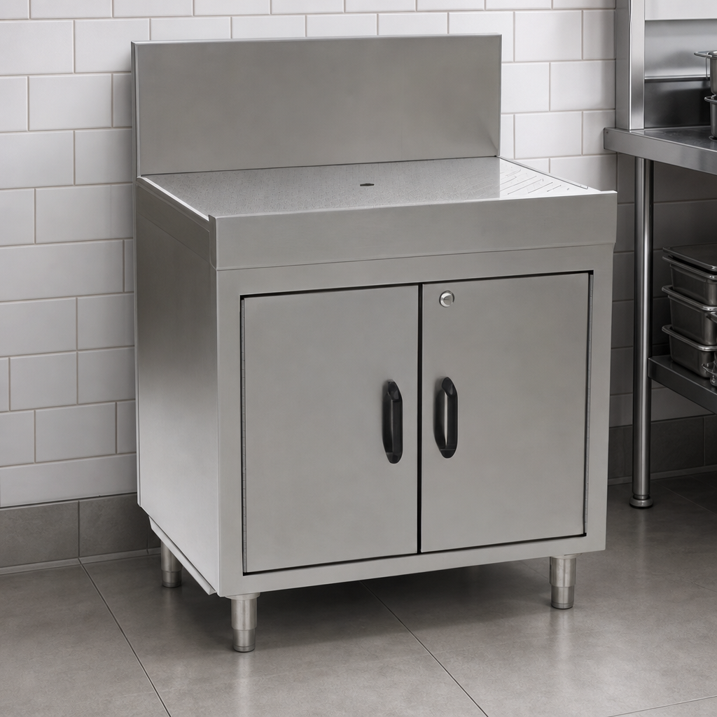 Closed Base with Hinged Doors